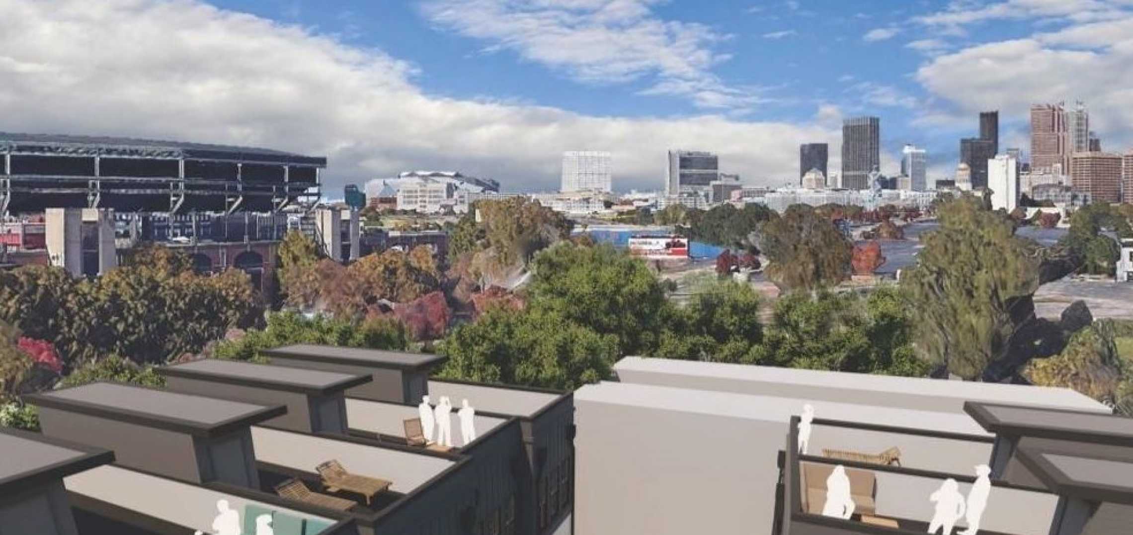 In shadow of former Turner Field, more housing replaces vacant lot